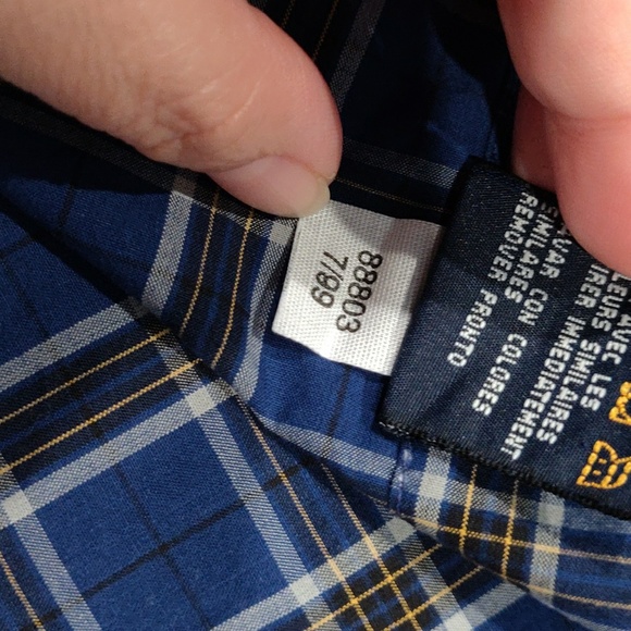 NWT VintageTommy Hilfiger button down shirt 1999 - Picture 3 of 3